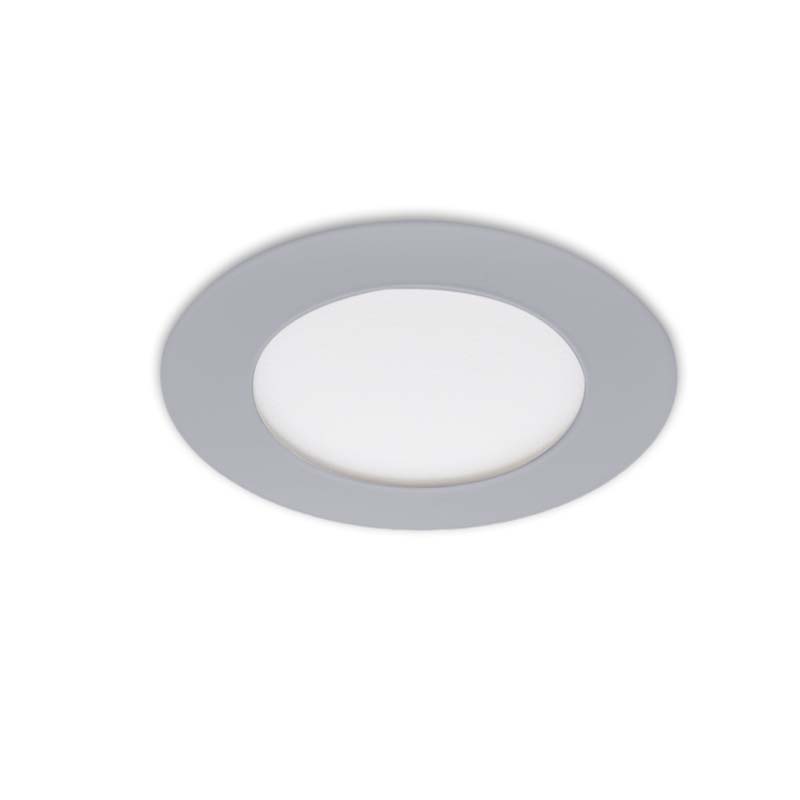 DOWNLIGHT LED SLIM REDONDO GRIS 9W - 6500K